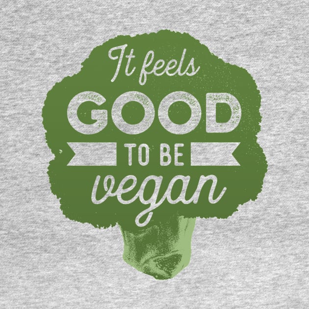 Vegan T-Shirt It Feels Good To Be Vegan by tsharks